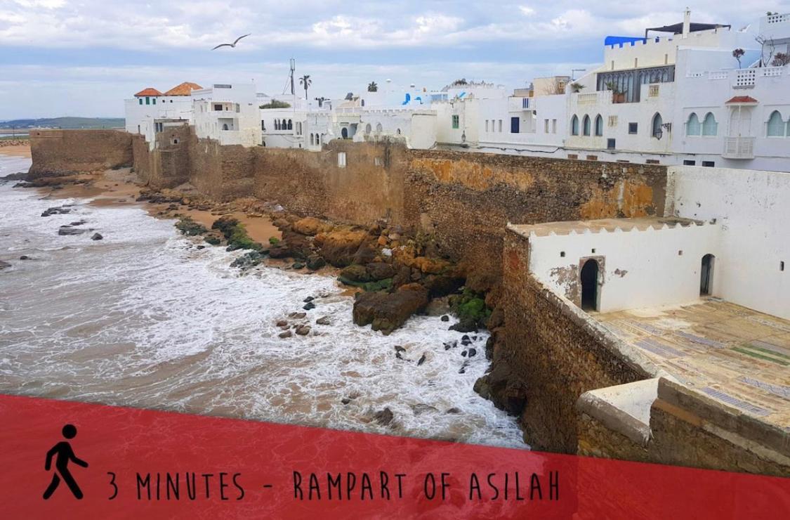 Вілла Asilah * Dar Badiaa * Riad Vue Sur L'Atlantique Екстер'єр фото
